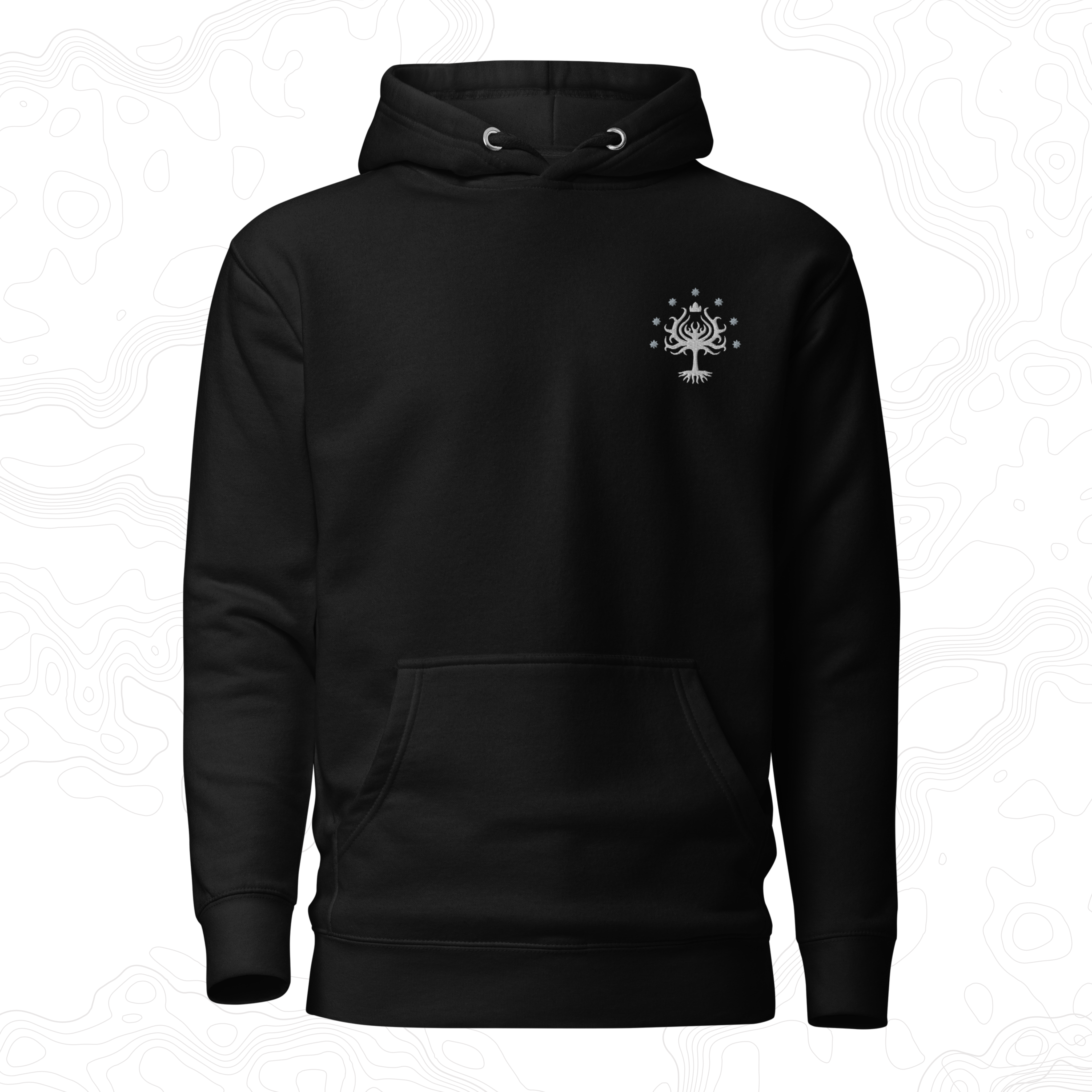 White tree clearance of gondor hoodie