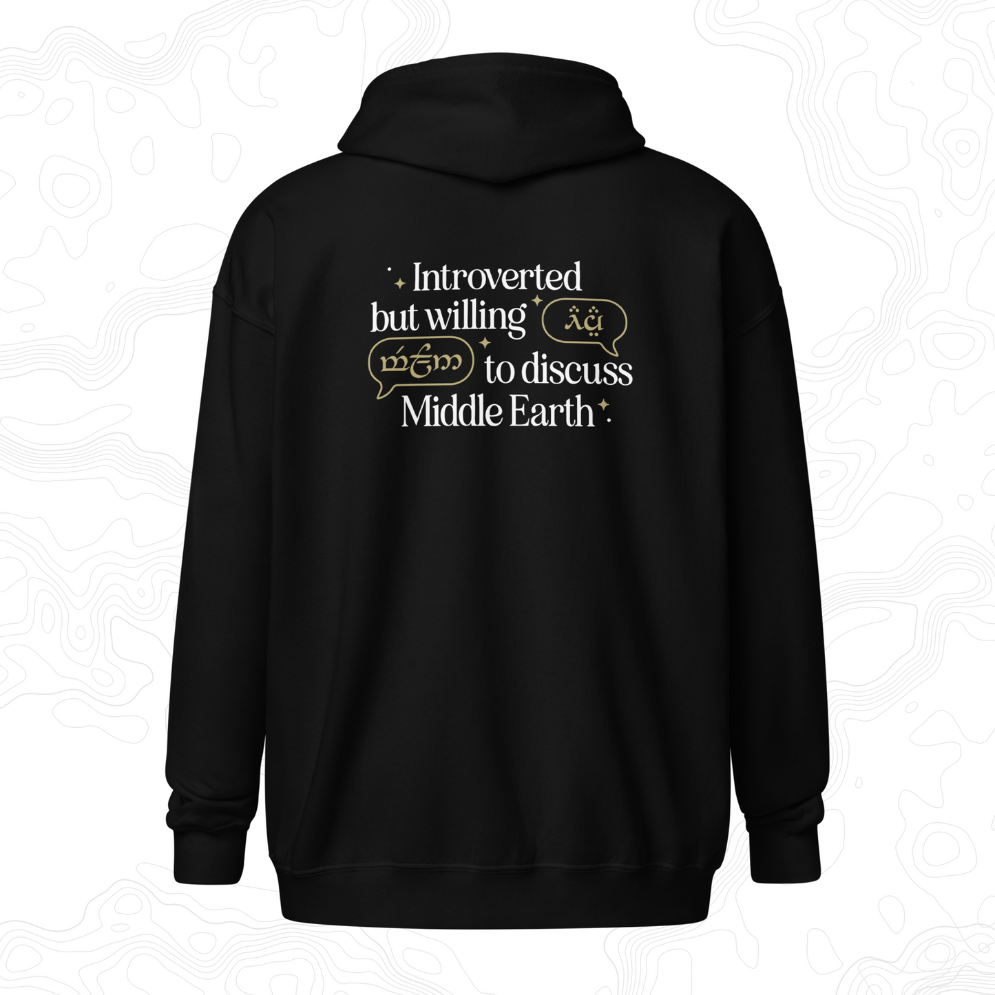 Introverted but... Zip hoodie