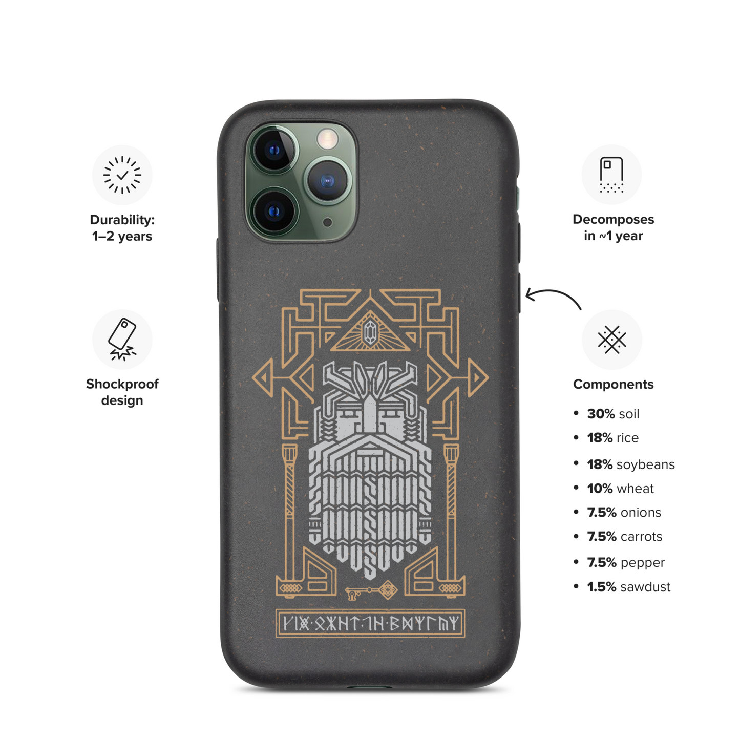 King Under the Mountain Biodegradable Case